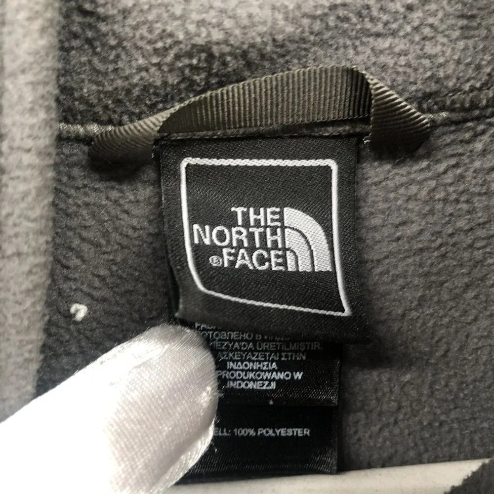The North Face Fleece Jacket Youth Size L (14-16) Gray‎ Boys Girls Full Zip